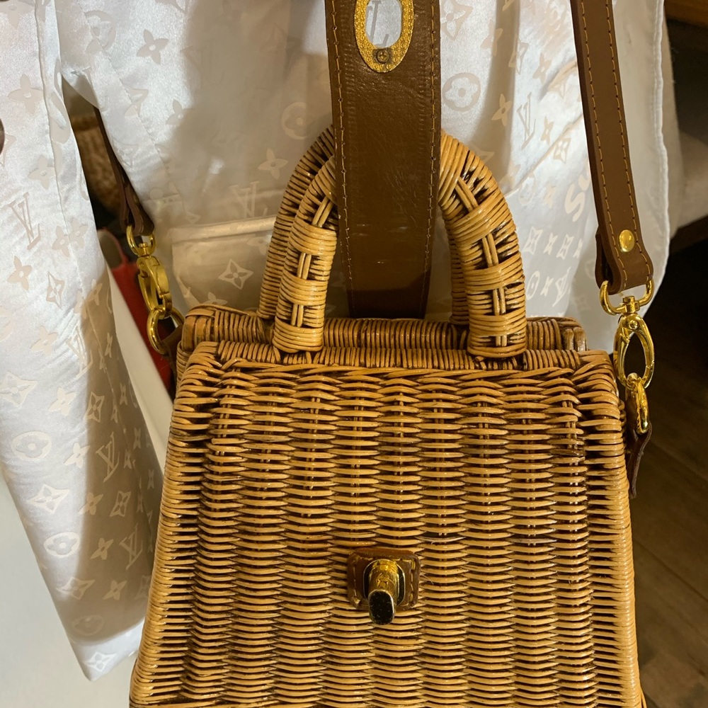 Rattan Satchel  Cross body bag Original from Bali
